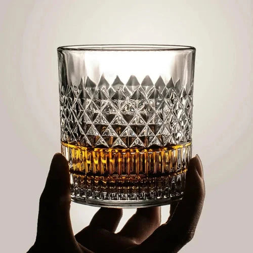 Set of 6 crystal glasses