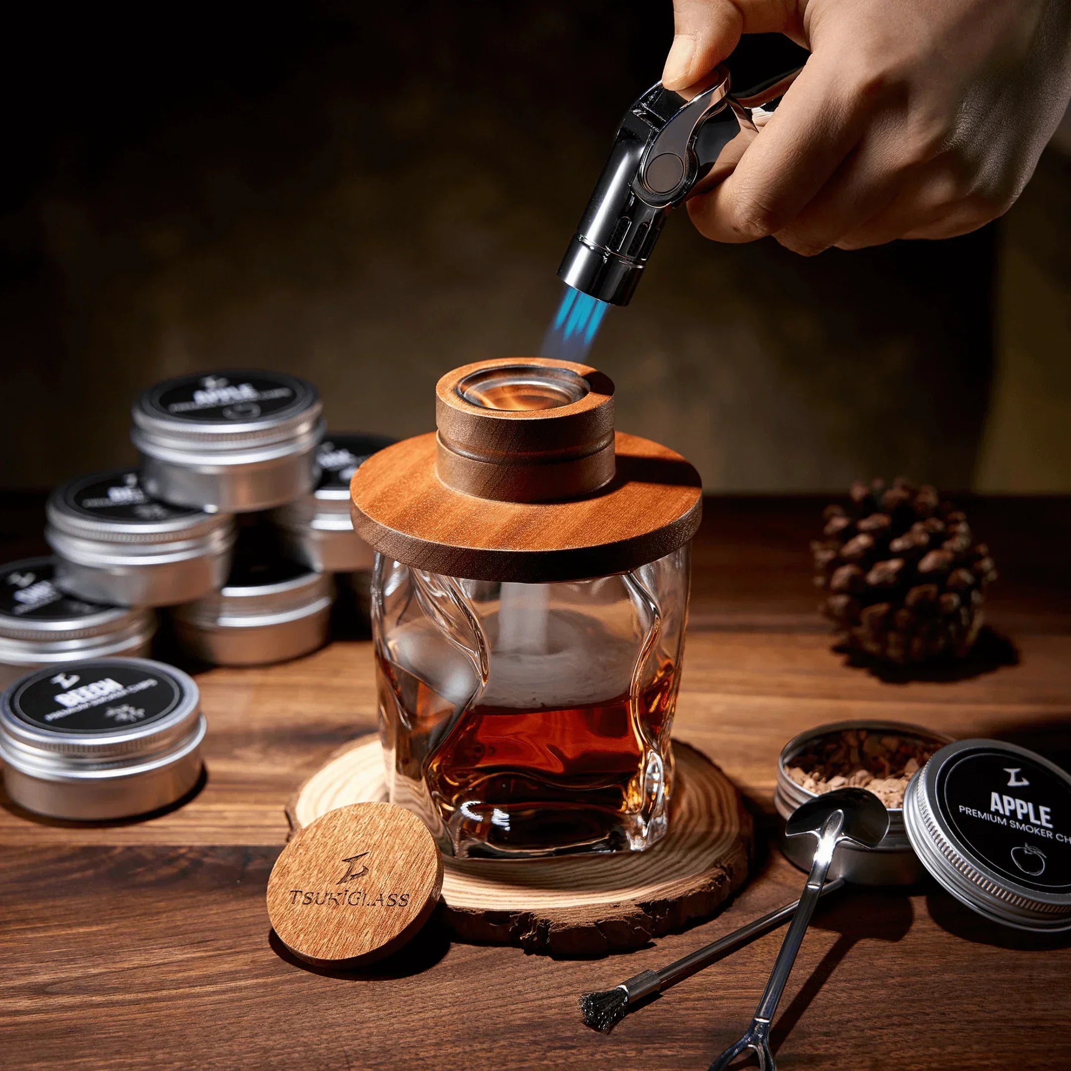 Tsuki Smoker Kit For Cocktails